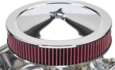 Air cleaner chrome round 14